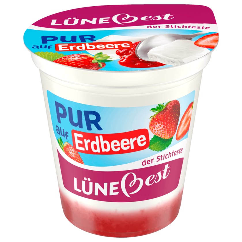 Lünebest Joghurt auf Frucht Erdbeer 150g